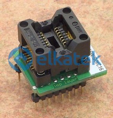 Dataman DIL16W/SOIC16ZIF150MIL Programlama Adaptörü Kılıfı: SOIC16