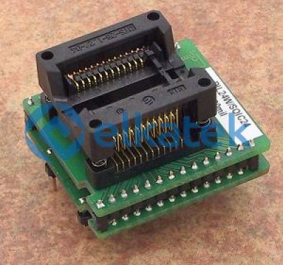 Dataman DIL24W/SOIC24-ZIF300MIL Programlama Adaptörü Kılıfı: SOIC24