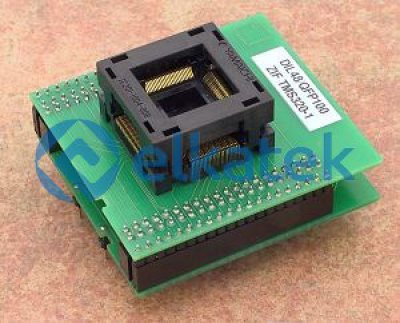 Dataman DIL48/QFP100-ZIF-TMS320-1 Programlama Adaptörü Kılıfı: QFP100